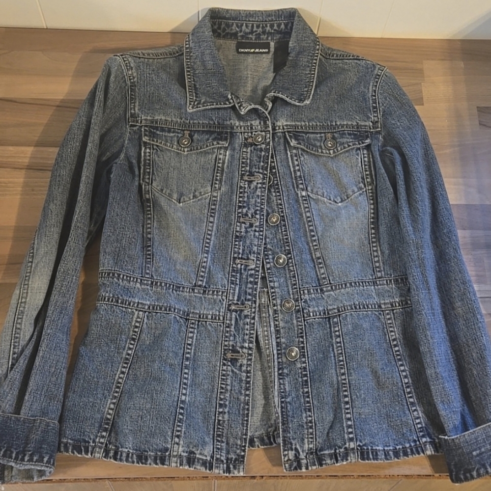 Vintage Denim Button Up Jacket